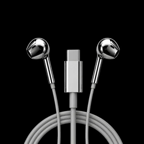 CHROMIC silver earbuds — two-pair offer